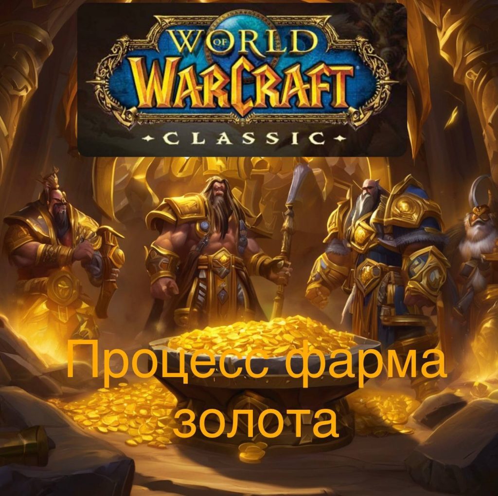 Процесс фарма золота и ресурсов в игре World of Warcraft