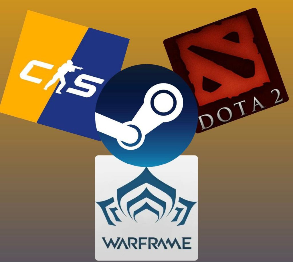 TF2, CS2, Dota 2, Warframe